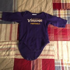 Vikings long sleeve onesie